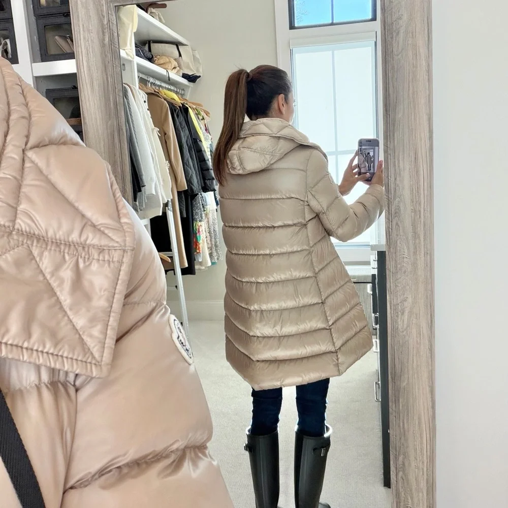 Moncler Suyen Down Quilted Nylon Hooded Parka size 3 - Picture 8 of 15